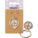 Support de téléphone portable ebelin signe de paix avec strass, 1 pièce