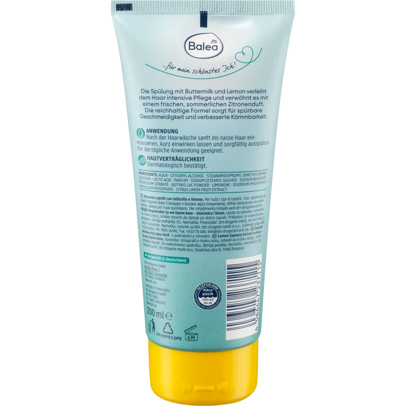 Balea Conditioner Lemon Squeezy, 200 ml