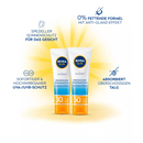 NIVEA SUN Zonnematerende gezichtscrème SPF 30, 50 ml
