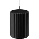 Bougie rainurée Profissimo 100/70 noire, 1 pièce.