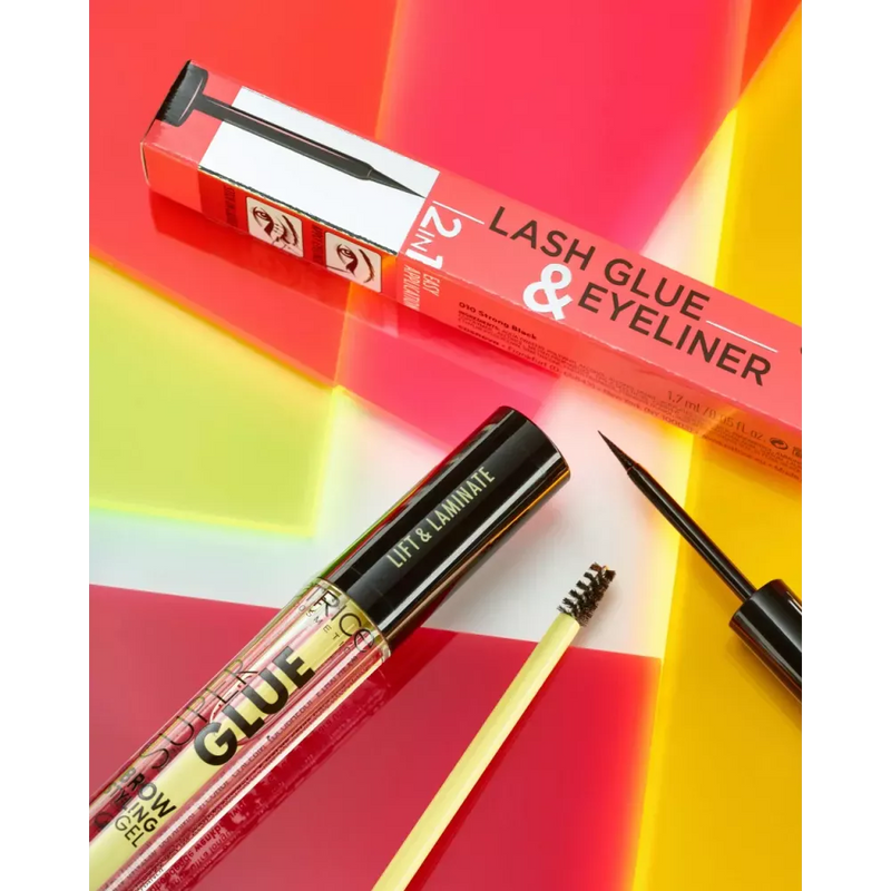 Catrice Wimperlijm & Eyeliner 2In1, 010 Sterk Zwart, 1.7 ml