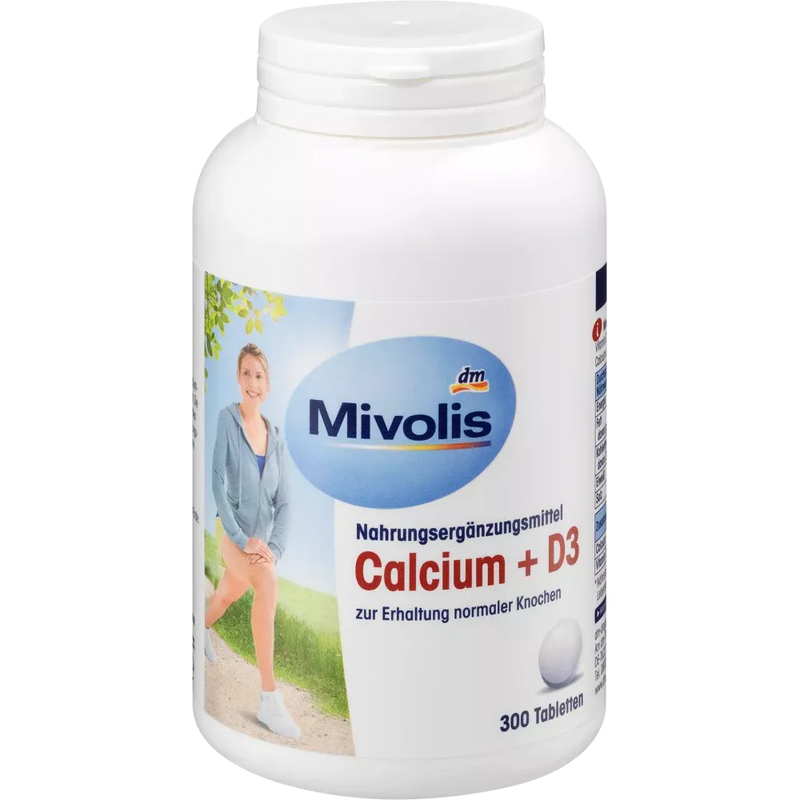 Mivolis Calcium + D3 tabletten, 300 stuks, 270 g