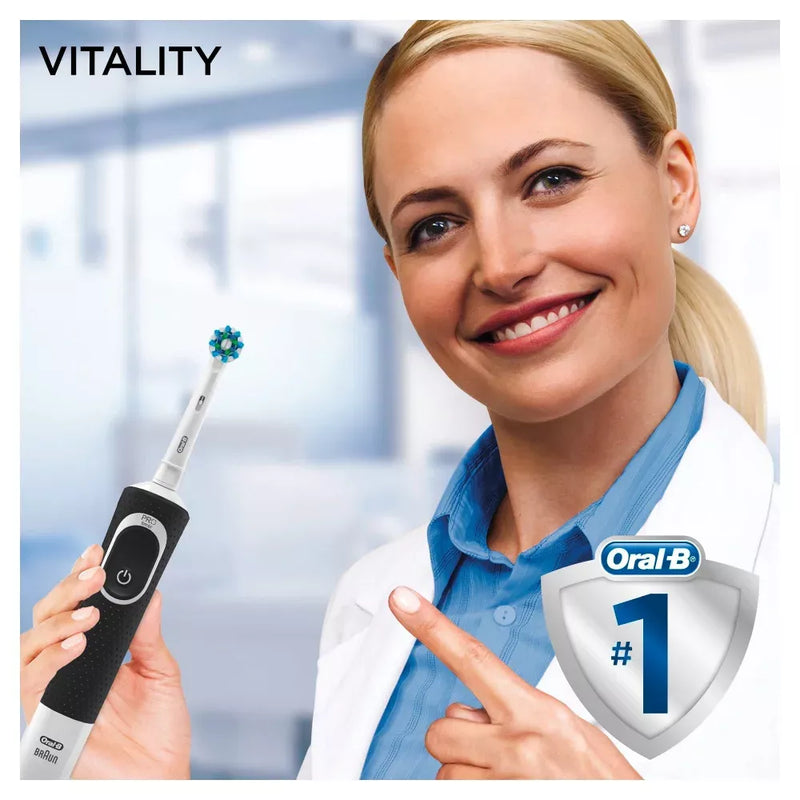 Oral-B Elektrische Tandenborstel Zwart Vitality 100 Cross Action, 1 stuk