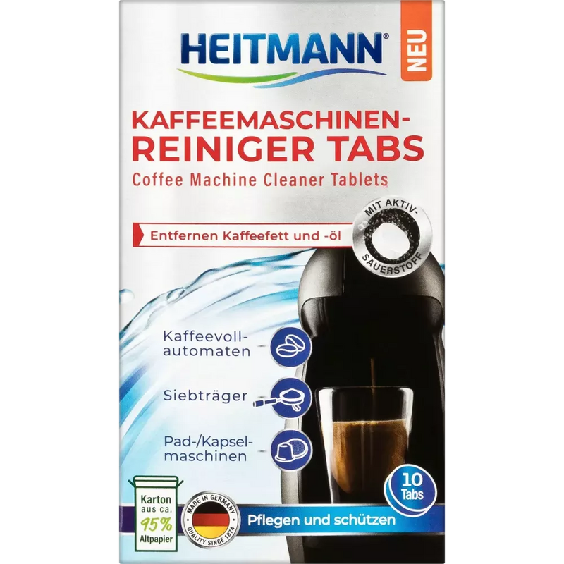 Heitmann Koffiemachine Reiniger Tabs, 20 g