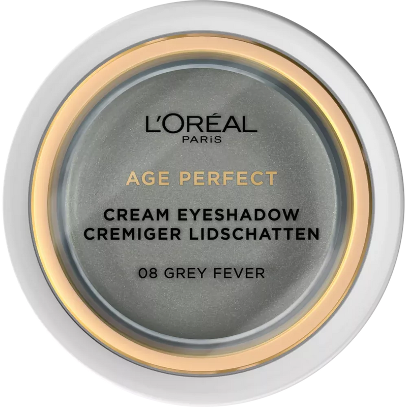 Age Perfect van L’Oréal Paris Oogschaduw Creamy 08 Grey Fever, 4 ml
