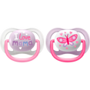Philips AVENT Sucette ultra air silicone, rose/violet, 6-18 mois, 1 pièce