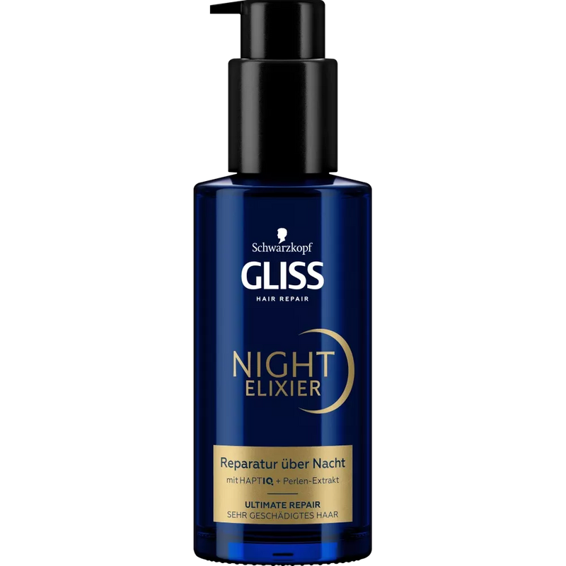 Schwarzkopf GLISS Haarbehandeling Nacht Elixir Ultimate Repair, 100 ml