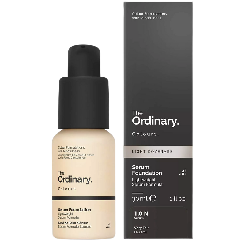 The Ordinary Serum Foundation with SPF 15, 30ml - 1.0N