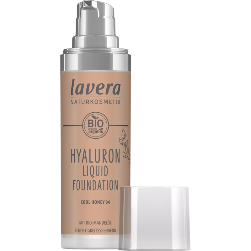 Lavera Make-up Hyaluron Liquid Foundation -Cool Honey 04-, 30 ml