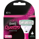 Wilkinson Scheermesjes, Quattro voor vrouwen gevoelig, 3 stuks