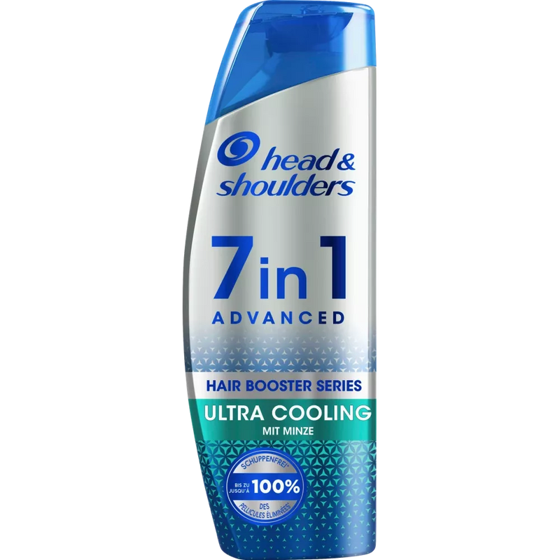 head&shoulders Antiroosshampoo 7in1 Advanced Ultra Cooling, 250 ml