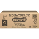 babylove Premium luiers maat 4, Maxi, 8-14 kg, maandverpakking, 168 stuks