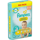 Couches Pampers Premium Protection taille 3 Midi (6-10 kg), vrac, 68 pièces.
