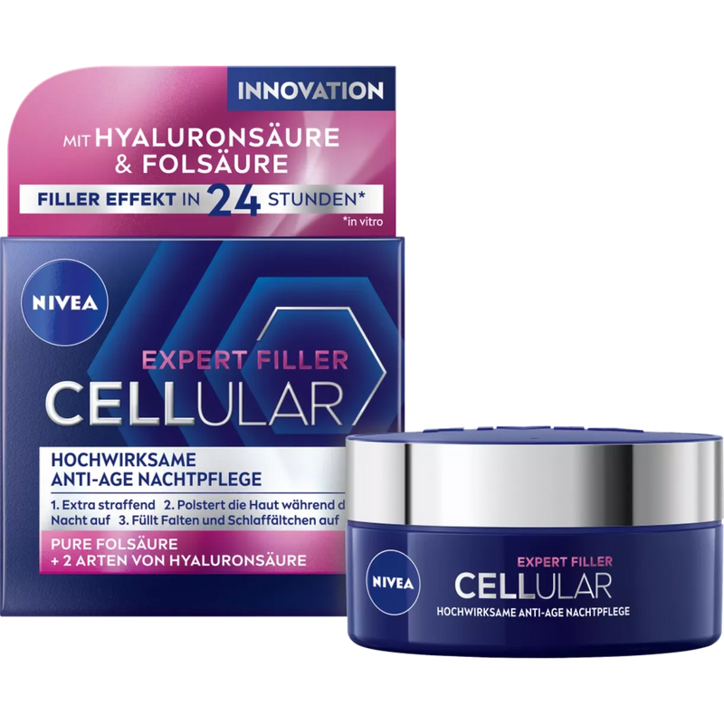 NIVEA Anti Age Nachtcrème Cellular Expert Filler, 50 ml