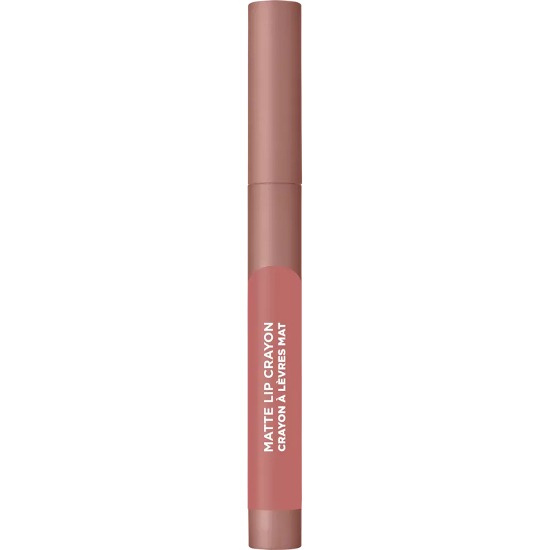 L'ORÉAL PARIS   Lipstick Infaillible Matte Lip Crayon 102 Caramel Blondie, 2.5 g