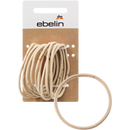 ebelin Haarelastiekjes dun blond, 12 stuks.
