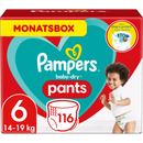 Pampers Broek Baby Dry, maat 6, Extra Large, 15+kg, maandpakket, 116 stuks