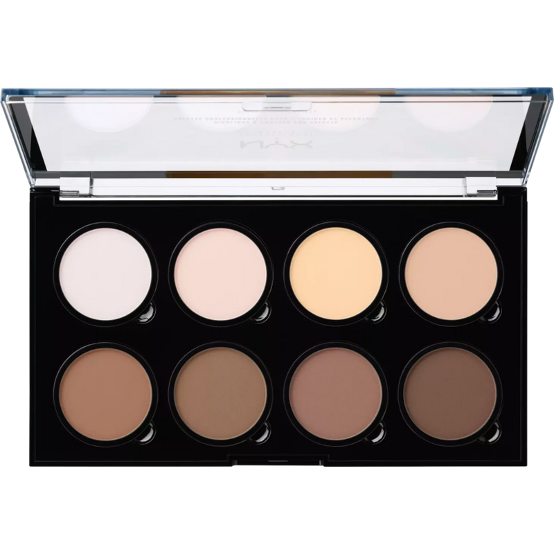 NYX PROFESSIONAL MAKEUP Highlight & Contouring Palette Pro, 21,6 g