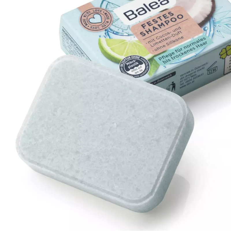 Balea Kokos-limoen vaste shampoo, 60 g