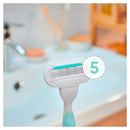 Gillette Venus Scheermesjes, Deluxe Smooth Sensitive Rosegold, 4 stuks