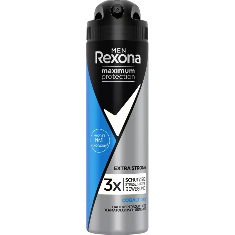 Rexona men Deodorant Spray Maximale Bescherming Kobalt, 150 ml