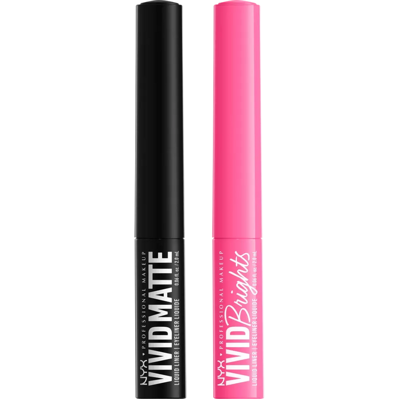 Coffret cadeau Duo Eyeliner Vivid Liner de NYX PROFESSIONAL MAKEUP XMAS Holiday, 1 pièce