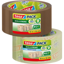 Tesa Verpakkingstape Eco & Strong, bruin, 66 m