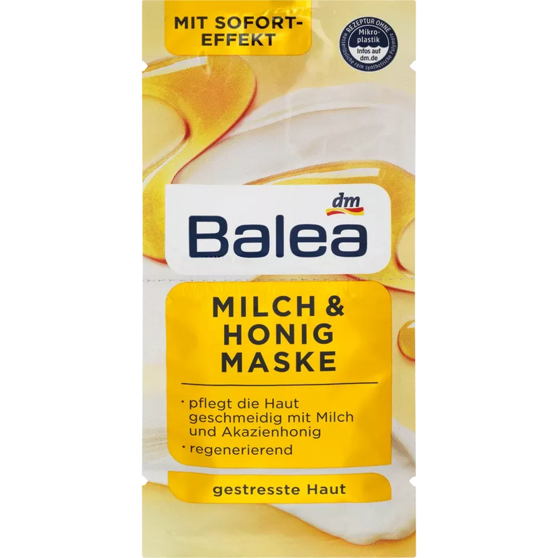 Balea Melk & Honing Masker, 16 ml