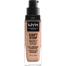 NYX PROFESSIONAL MAKEUP Fond de teint Can't Stop Won't Stop Lumière 24 heures 05, 30 ml