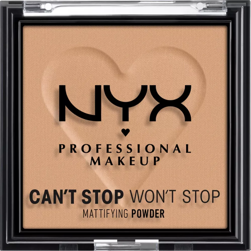 NYX PROFESSIONAL MAKEUP Poeder Can't Stop Won't Stop matterende Tan 06, 6 g