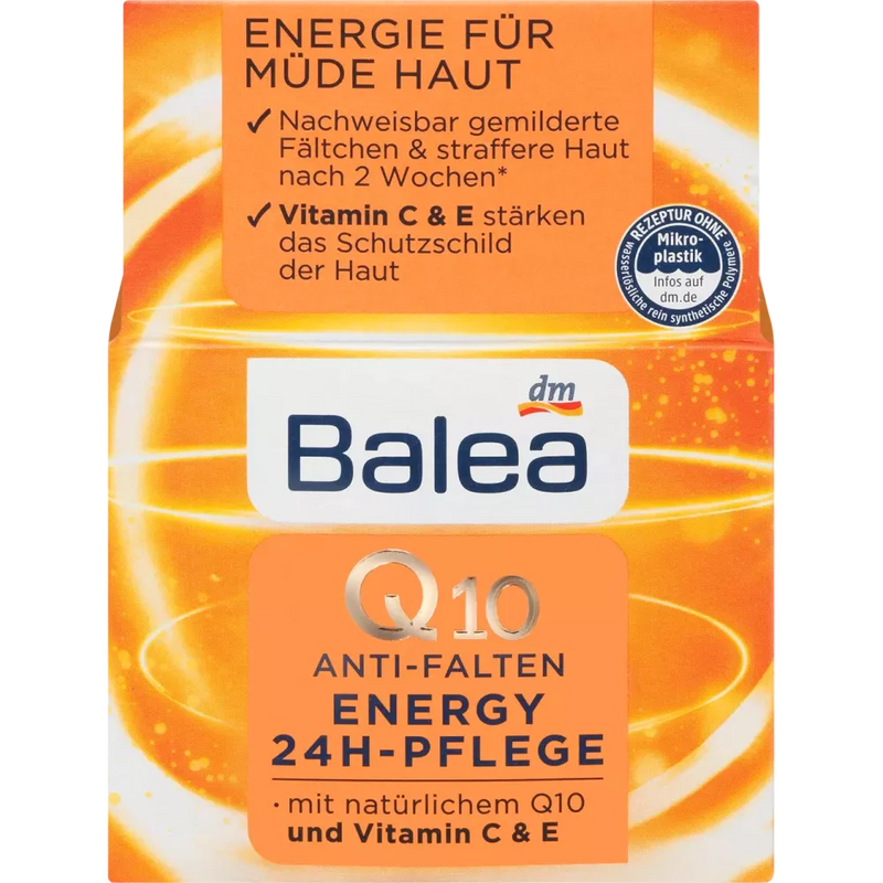 Balea Q10 Anti Wrinkle Energy 24h Dagcrème, 50 ml