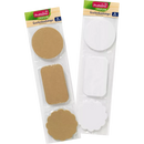 Profissimo natuur cadeaulabel "3 vormen", 24 st.