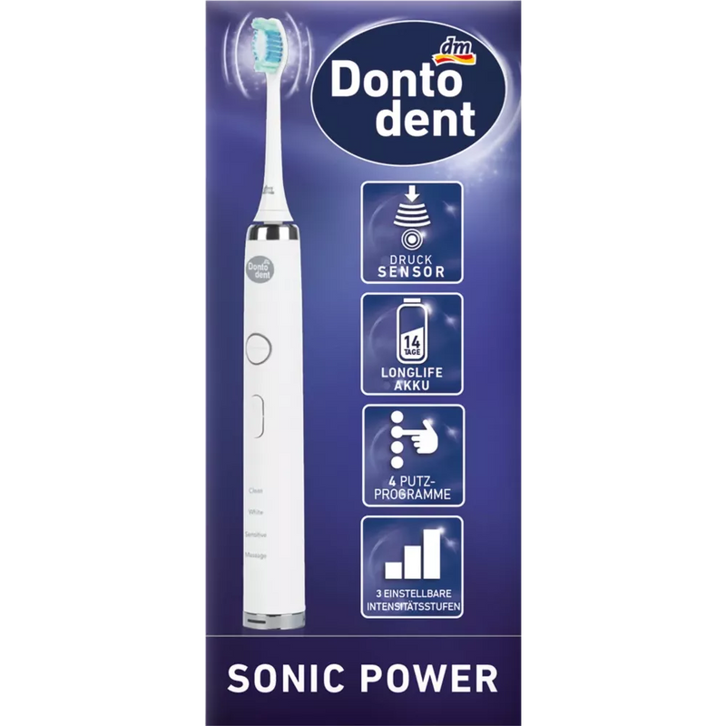 Dontodent Sonic Power elektrische tandenborstel, 1 stuk