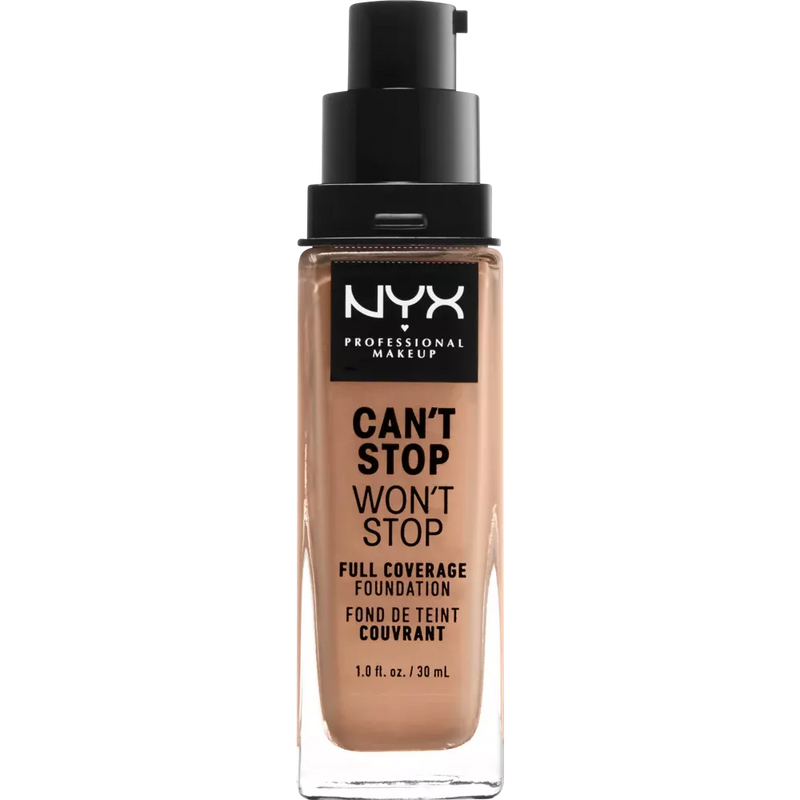 NYX PROFESSIONAL MAKEUP Foundation Can't Stop Won't Stop 24-Hour Medium Buff 10.5, 30 ml