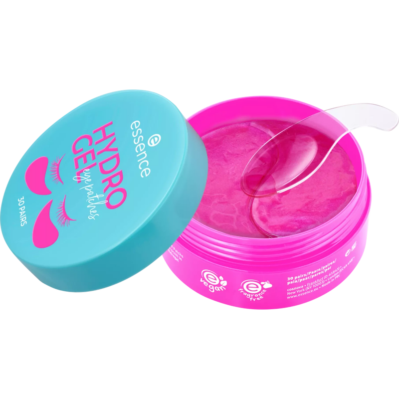 essence Oogkompressen Hydro Gel (30 paar), 60 stuks.