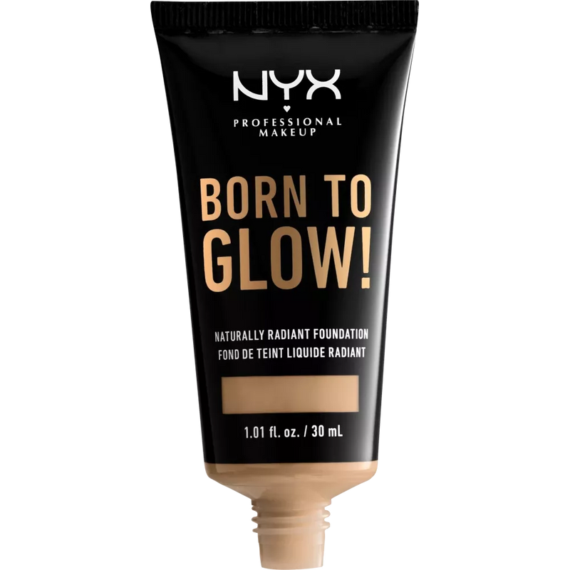 NYX PROFESSIONAL MAKEUP Foundation Born To Glow Natuurlijk Stralend Buff 10, 30 ml