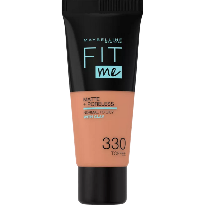 Maybelline New York Foundation Fit Me Matte & Poreless 330 Toffee, 30 ml