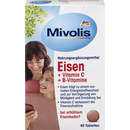 Mivolis Fer + vitamine C + vitamines B, comprimés, 40 pièces, 25 g
