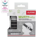 ALPINE Gehoorbescherming Muffy Baby zwart, 1 st.