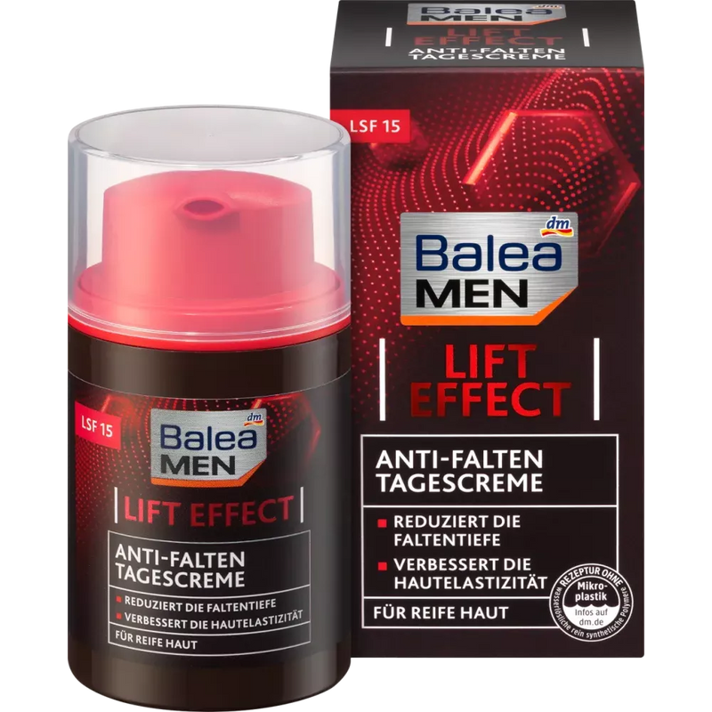 Balea MEN Gezichtscrème Lift Effect Anti-Rimpel, 50 ml