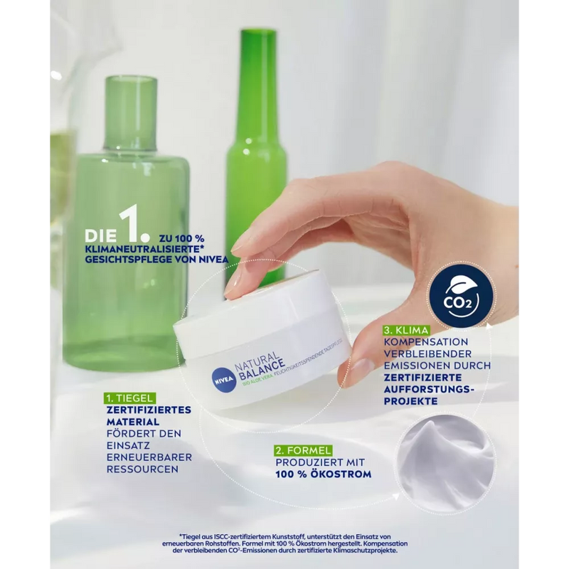 NIVEA Dagcrème Natural Balance vochtinbrengend, 50 ml