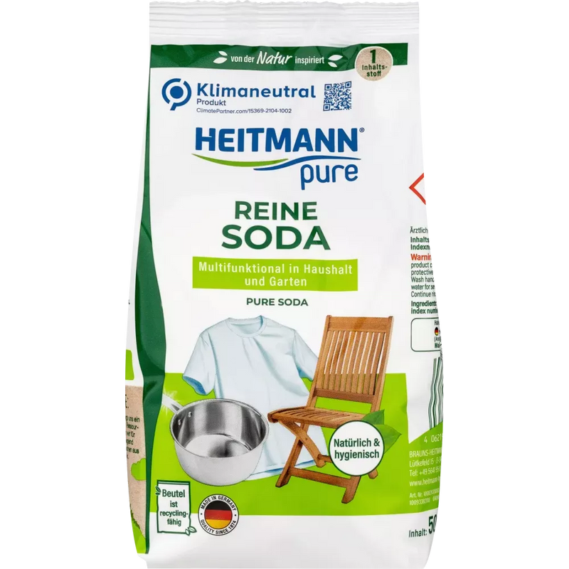 Heitmann Pure Puur wassoda, 500 g