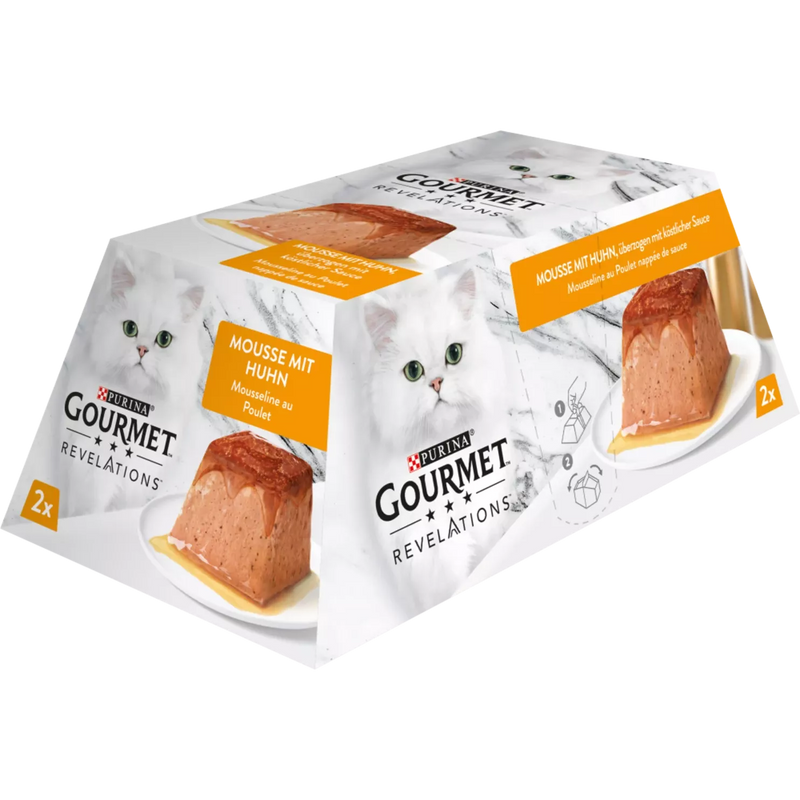 Purina Gourmet Katten Natvoer, Mousse met kip (2 x 57 g), 114 g