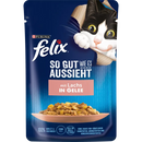 Felix Katten Natvoer, Adult, Zo goed als het lijkt met zalm, 85 g