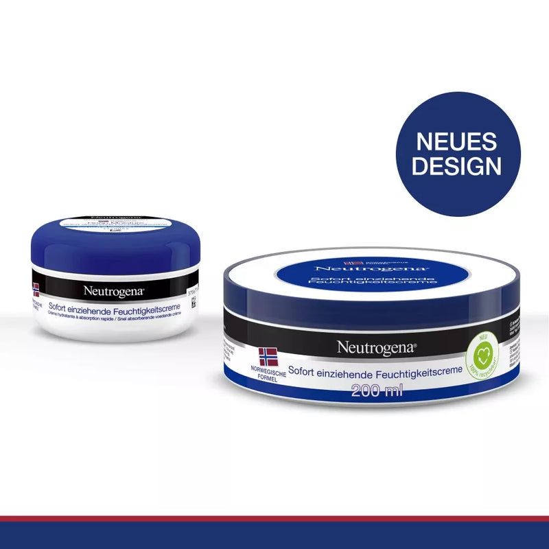 Neutrogena Nourishing Cream Onmiddellijk absorberende vochtinbrengende crème, 200 ml