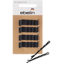 Barrette à cheveux ebelin Wavy Effet antidérapant Noir, 24 pièces.