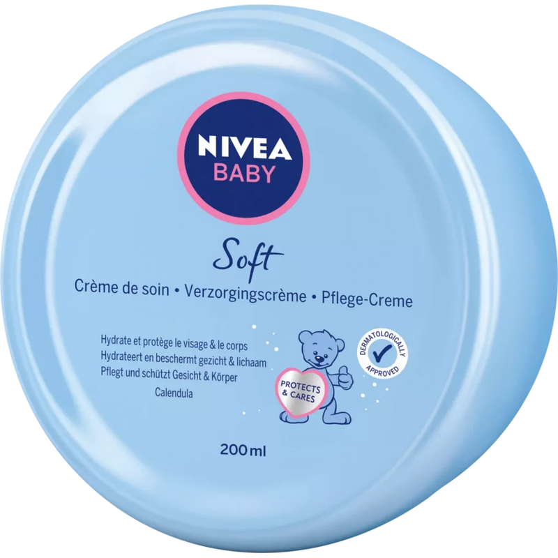 NIVEA BABY Baby Zachte Crème, 200 ml