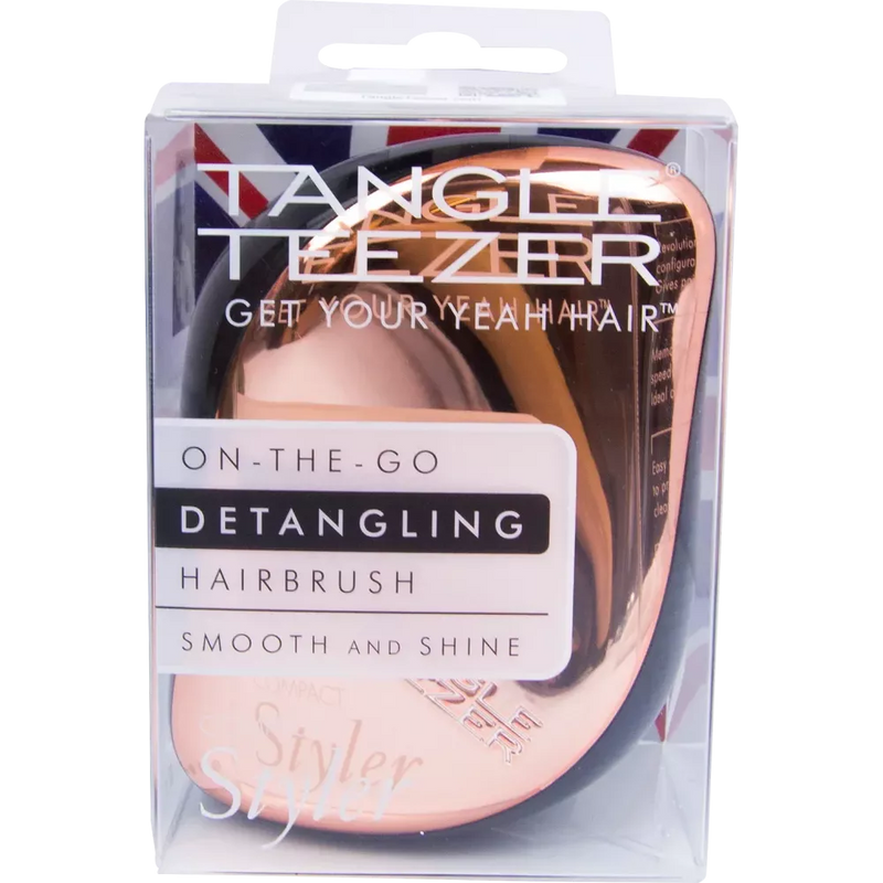 Tangle Teezer Ontklittende borstel, Compact Styler roos, 1 stuk