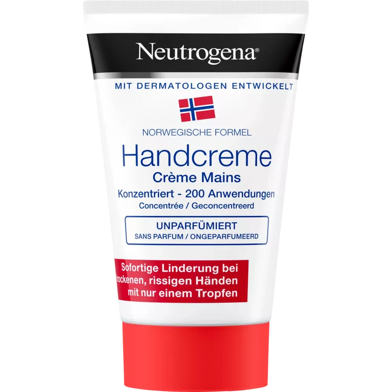 Neutrogena Handcrème geconcentreerd ongeparfumeerd, 50 ml