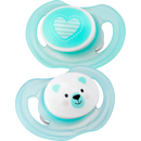 Sucette en silicone babylove, 5-18 mois, 2 pièces